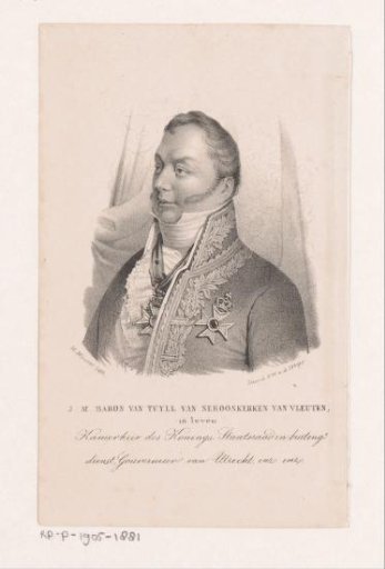 Portrait of Jan Maximiliaan van Tuyll van Serooskerken van Vleuten