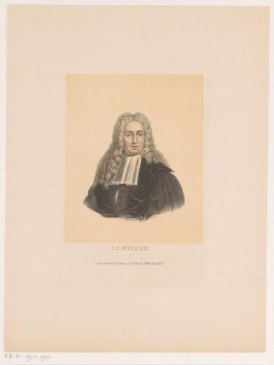 Portrait of Johann Conrad Rücker