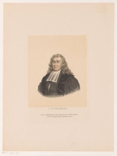 Portrait of Johannes Jacobus Vitriarius