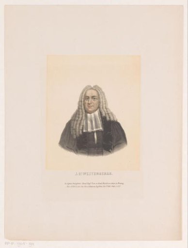Portrait of Johannes Ortwinus Westenberg