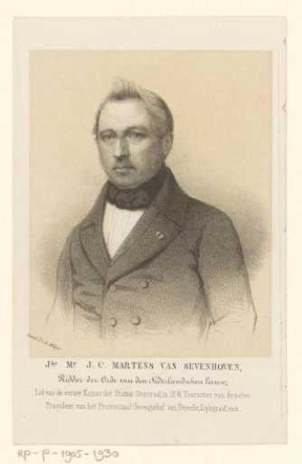 Portrait of Jacob Constantijn Martens van Sevenhoven