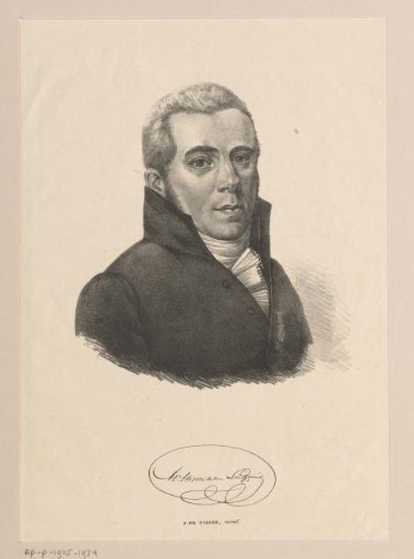 Portrait of Abraham van Stipriaan Luïscius