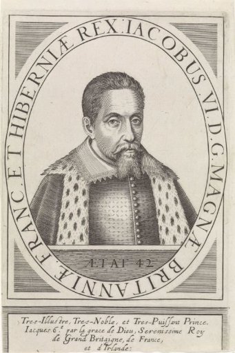 Portrait of James I, King of England