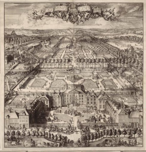 View of Het Loo Palace (from an aerial perspective)