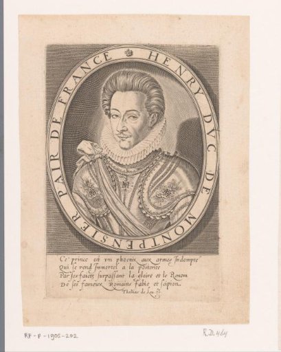 Portrait of Henri de Bourbon, Duke of Montpensier