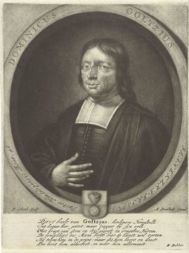 Portrait of the writer and preacher Dominicus Goltzius