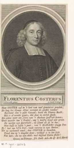 Portrait of the Preacher Florentius Costerus