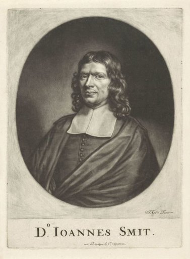 Portrait of the preacher Johannes Smit