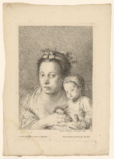 Portrait of an Unknown Woman with Child
