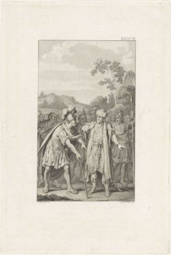 Popilius with Antiochus