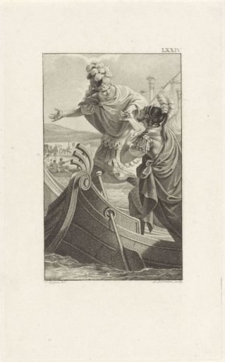Meeting between Caesar and Antony