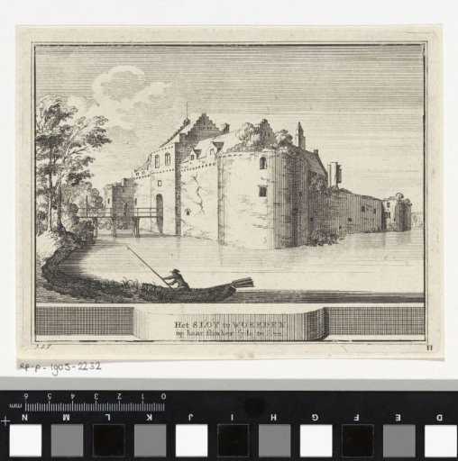 View of the castle of Woerden