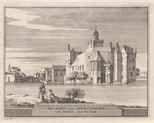 View of the castle of Montfoort