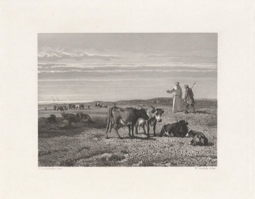 The White Gentlemen of Middelburg Grazing Their Cattle in the Dunes, 1252
