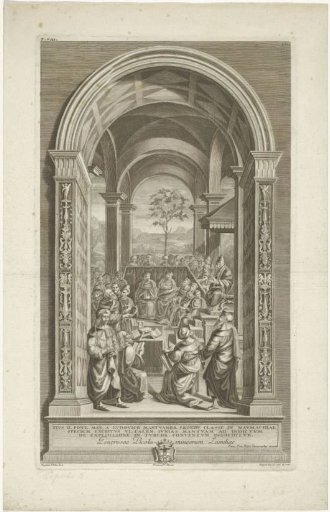 Pope Pius II holds a council at Mantua