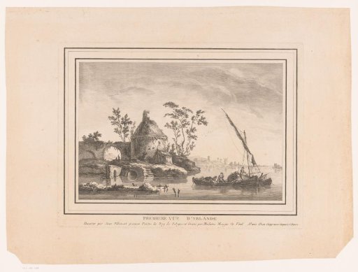 Shore with house and boats