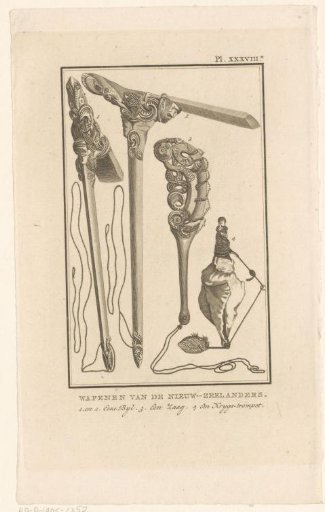 Weapons made by the original inhabitants of New Zealand