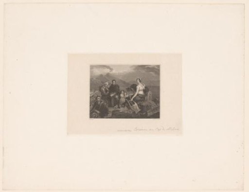 Scene from Corinne by Madame de Staël