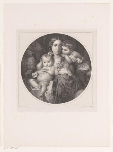 Mother with Two Children