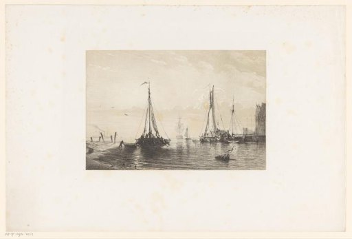 Harbour with Various Sailing Ships