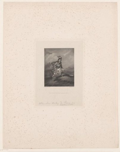 Portrait of Allan M'Aulay from A Legend of Montrose by Walter Scott