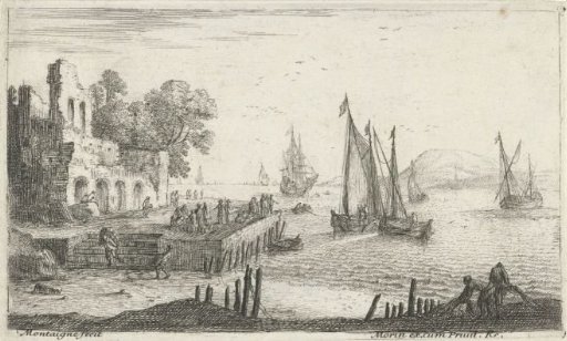 The landing stage