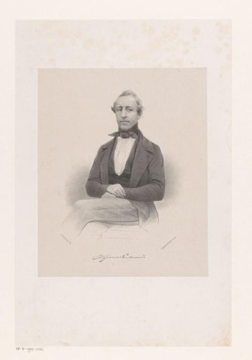 Portrait of Willem Petrus Jacobus Maas Geesteranus