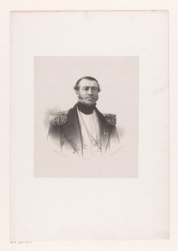 Portrait of an unknown naval officer