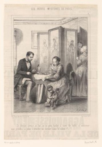 Man and woman at a table in a restaurant
