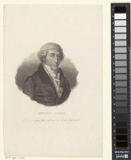 Portrait of anatomist Antonio Scarpa