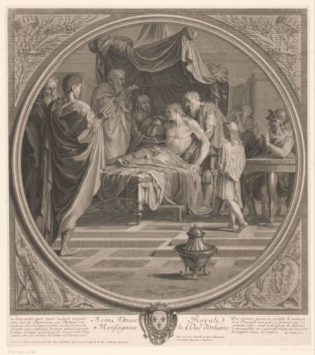 Alexander the Great and his physician Philip