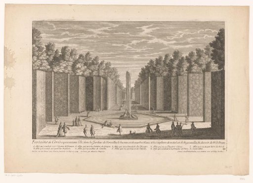 The Ceres Fountain in the Gardens of Versailles