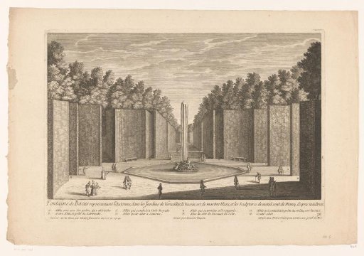 The Bacchus Fountain in the Gardens of Versailles