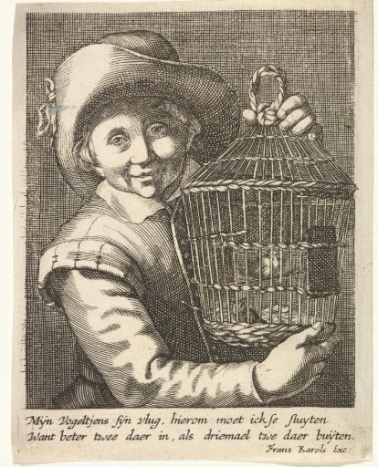 Boy with a Birdcage