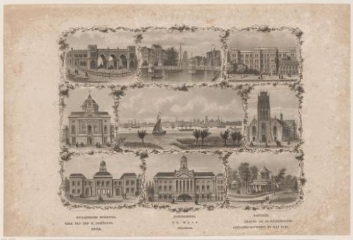 Nine buildings in Rotterdam