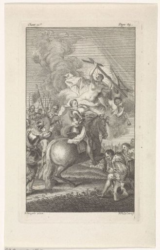 King Henry IV of France and Navarre marches on Paris
