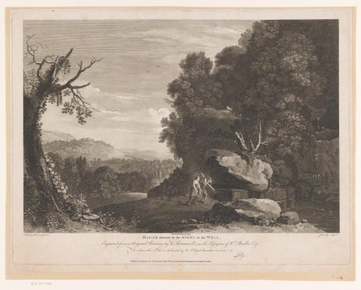 Angel points Hagar to a spring