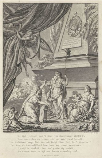 Allegorical monument for Hendrik Danielsz. Hooft, 1794