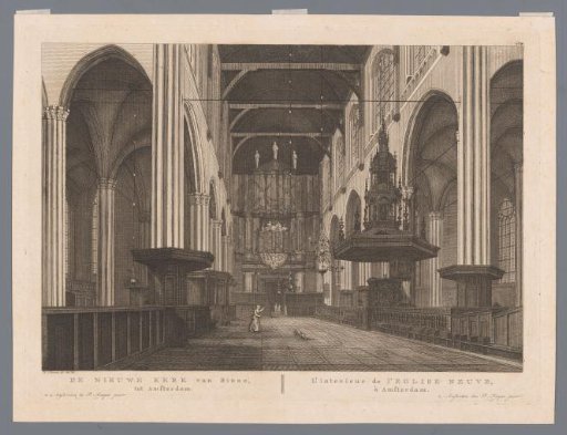 Interior of the Nieuwe Kerk in Amsterdam