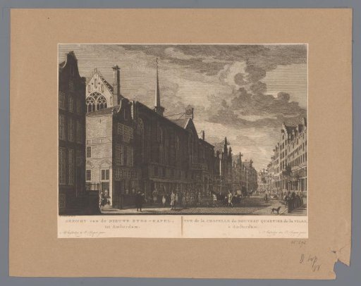 View of the Nieuwezijds Kapel in Amsterdam