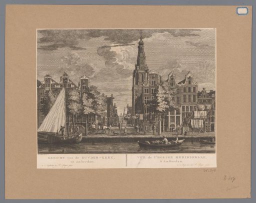 View of the Zuiderkerk in Amsterdam, Seen from the Raamgracht