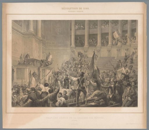 Parisian Rebels Disrupt the Meeting of the Chamber of Deputies