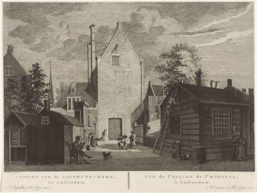 View of the Gasthuiskerk in Amsterdam