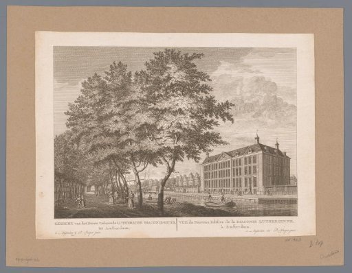 View of the Lutheran Diaconate House in Amsterdam