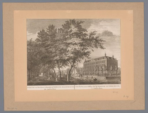 View of the Lutheran Diaconate House in Amsterdam