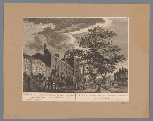 View of the Nieuwezijds House of Correction in Amsterdam