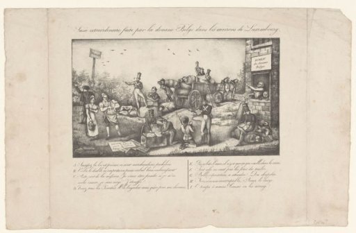 Discovery of smuggled Jesuits at the Belgian border, 1828