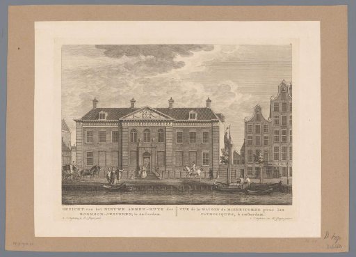 View of the Building of Charity in Amsterdam
