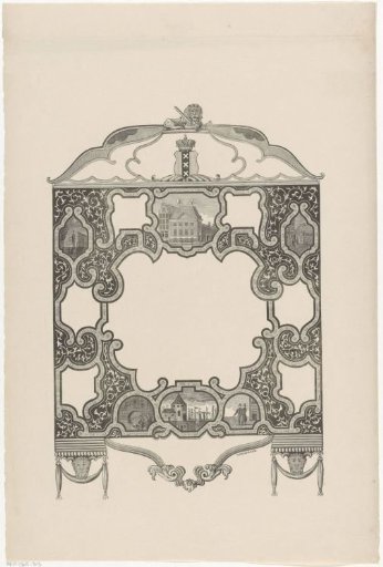 Ornamental Frame with Six City Views in Amsterdam