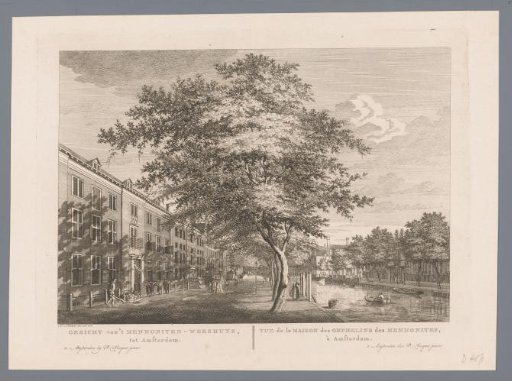 View of the Mennonite Orphanage in Amsterdam